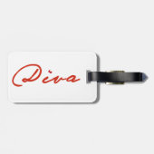 Étiquette À Bagage VOYAGER DIVA Si ce n'est pas un endroit, c'en est  (Dos horizontal)