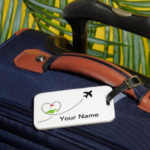 Étiquette À Bagage Voyageur conçu par perfusion de golf