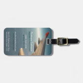 Étiquette À Bagage Voyageur Consultant Voyage Aile d'avion (Devant horizontal)