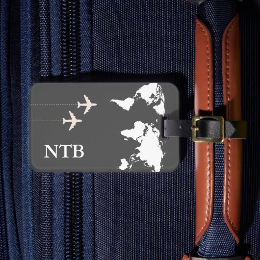 Étiquette À Bagage Voyageur d'avion élégant (Insitu Rectoal 4)