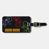 Étiquette À Bagage Voyageur de vélo (Devant horizontal)