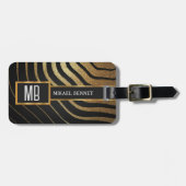 Étiquette À Bagage Voyagez intelligemment avec des étiquettes de baga (Devant horizontal)