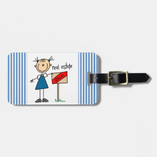 Étiquette À Bagage Vrai agent immobilier