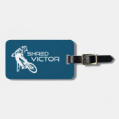 Étiquette À Bagage VTT Shred Victor Idaho (Devant horizontal)