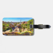 Étiquette À Bagage Vue de la ville de Barcelone (Dos horizontal)