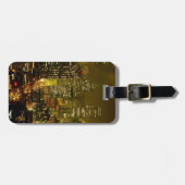 Étiquette À Bagage Vue de la ville de Seattle (Devant horizontal)