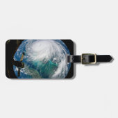 Étiquette À Bagage Vue De L'Ouragan Dorian. (Devant horizontal)