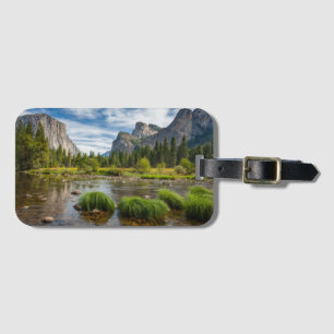 Étiquette À Bagage Vue de vallée en parc national de Yosemite