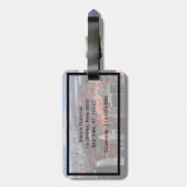 Étiquette À Bagage Vue d'en haut : Automne dans Central Park 01 (Dos Vertical)