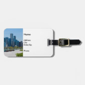 Étiquette À Bagage Vue depuis Navy Pier (Devant horizontal)