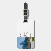 Étiquette À Bagage Vue depuis Navy Pier (Devant Vertical)