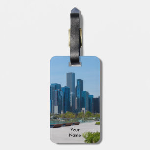 Étiquette À Bagage Vue depuis Navy Pier