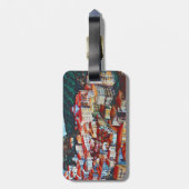 Étiquette À Bagage Vue depuis San Chirico, Italie  (Dos Vertical)