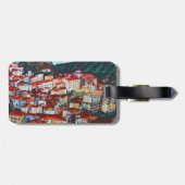 Étiquette À Bagage Vue depuis San Chirico, Italie  (Dos horizontal)