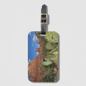 Étiquette À Bagage Vue des buttes jumelles | Sedona, Arizona (Devant Vertical)