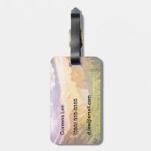 Étiquette À Bagage Vue du tunnel du parc national de Yosemite (Dos Vertical)