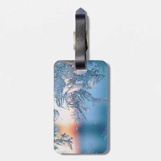 Étiquette À Bagage Vue figée (Dos Vertical)