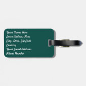 Étiquette À Bagage Vue panoramique de Venise, Italie (Dos horizontal)