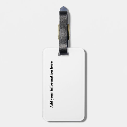 Étiquette À Bagage Vue panoramique Porto Portugal (Dos Vertical)