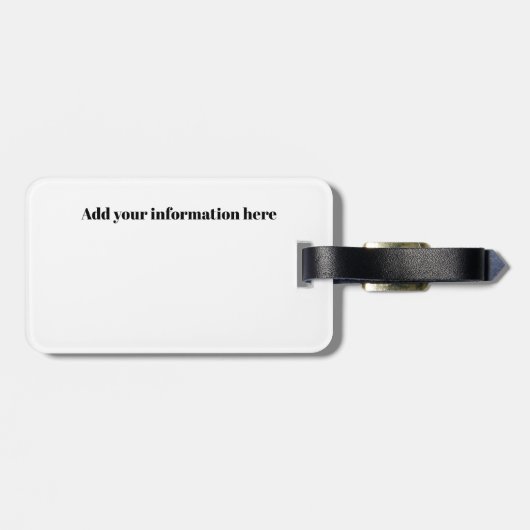 Étiquette À Bagage Vue panoramique Porto Portugal (Dos horizontal)