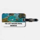 Étiquette À Bagage Vue paradisiaque des îles Raja Ampat Piaynemo (Dos horizontal)