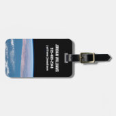 Étiquette À Bagage Vue Sur La Côte Sud-Ouest De L'Afrique. (Devant horizontal)