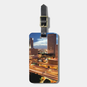 Étiquette À Bagage Vue sur le centre-ville