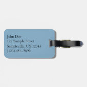 Étiquette À Bagage Vue sur le lac Swiftcurrent du parc national des G (Dos horizontal)