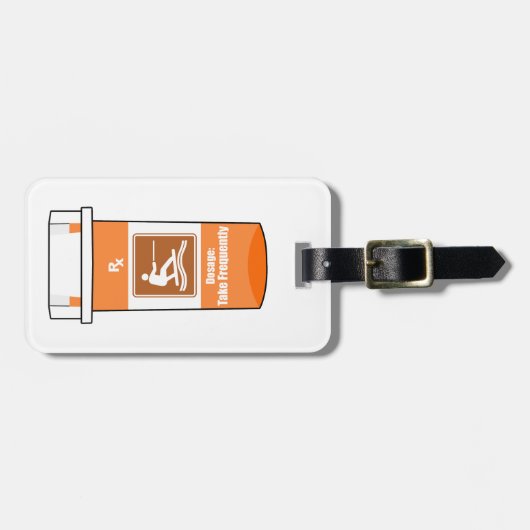 Étiquette À Bagage Wakeboard est ma drogue (Devant horizontal)