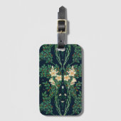 Étiquette À Bagage Walter Crane "Francesca" Botanical (Devant Vertical)