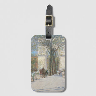 Étiquette À Bagage Washington Arch, Spring de Frederick Childe Hassam