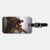 Étiquette À Bagage Washington Crossing Delaware Art (Devant horizontal)