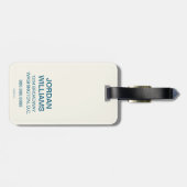 Étiquette À Bagage Washington, D.C. - La capitale de notre nation (Dos horizontal)