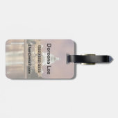 Étiquette À Bagage Washington DC, bâtiment de capitol (Dos horizontal)