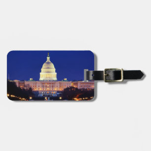 Étiquette À Bagage Washington DC Capitol américain à Dusk