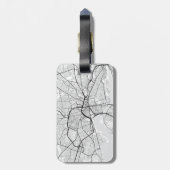 Étiquette À Bagage Washington, DC. Carte de la ville Topographie (Dos Vertical)