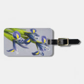 Étiquette À Bagage Washington, Redmond, Irises pourpres (Devant horizontal)