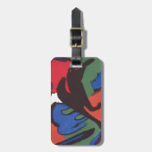 Étiquette À Bagage Wassily Kandinsky Franz Marc Blue Rider Peinture (Devant Vertical)