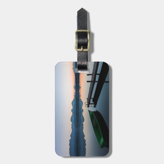 Étiquette À Bagage Water | Lake Hopfen Bavarian Alps Germany (Devant Vertical)