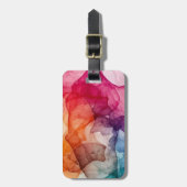 Étiquette À Bagage Watered Colour (Devant Vertical)