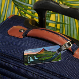 Étiquette À Bagage Waterfalls   Kirkjufell, Iceland