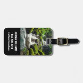 Étiquette À Bagage Waterfalls | Phu Tub Berk Mountain, Thailand (Devant horizontal)