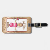 Étiquette À Bagage Week-end étincelant de croisière de vacances amusa (Devant horizontal)