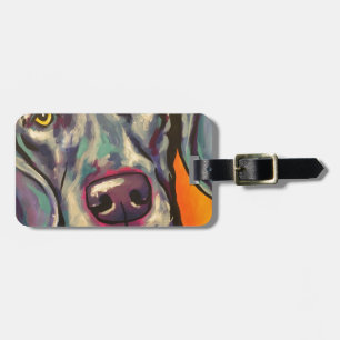 Étiquette À Bagage weimaraner