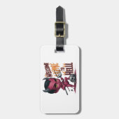 Étiquette À Bagage Wellcom en enfer (Devant Vertical)