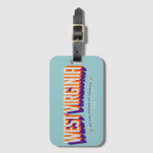 Étiquette À Bagage West Virginia USA (Devant Vertical)