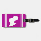 Étiquette À Bagage Westie Silhouette (Devant horizontal)