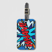 Étiquette À Bagage WHAM Fun Retro Comic Book Pop Art (Devant Vertical)