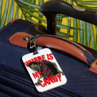 Étiquette À Bagage Where's My Candy 