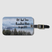 Étiquette À Bagage Whimsical (Devant Horizontal)